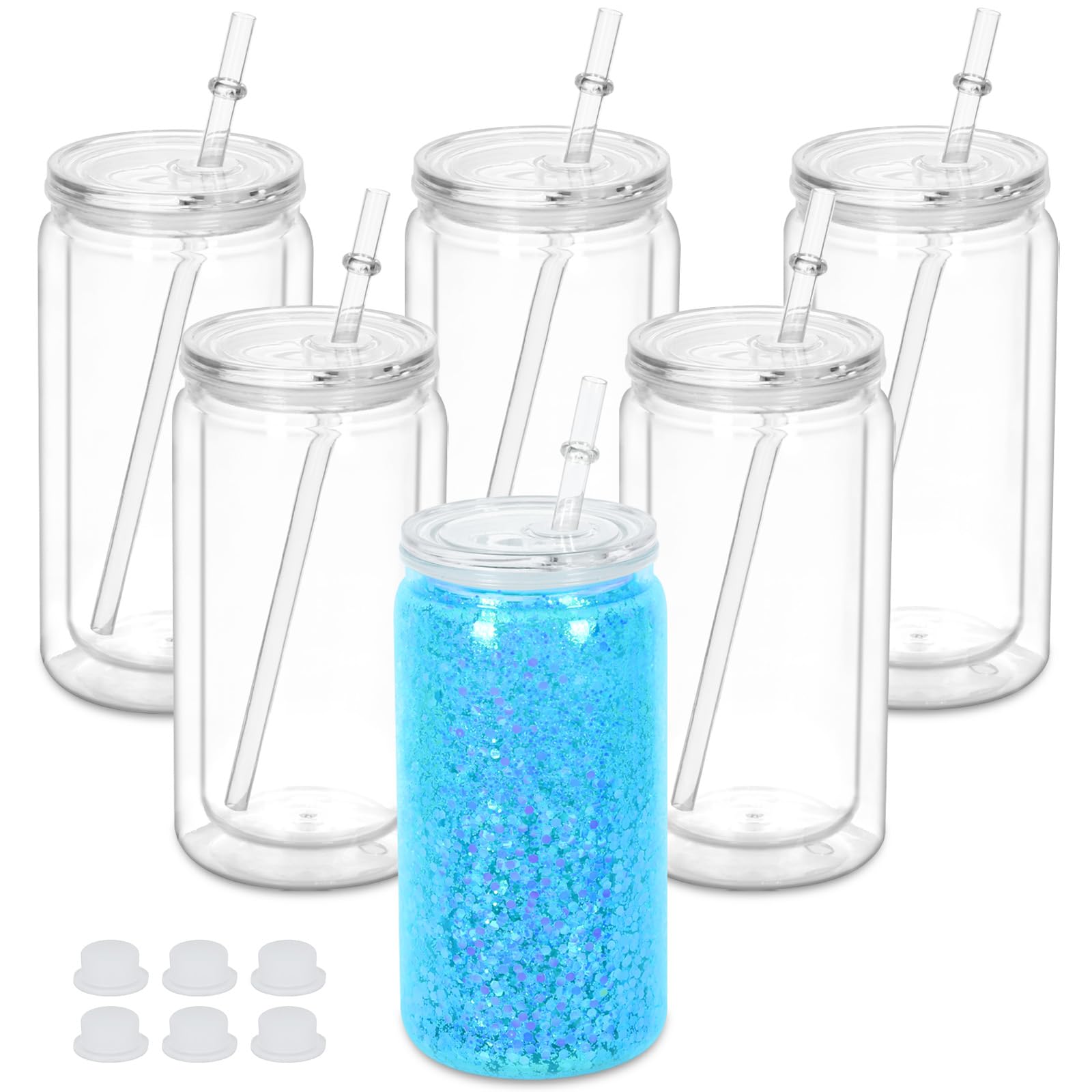 16oz Acrylic Snow globe