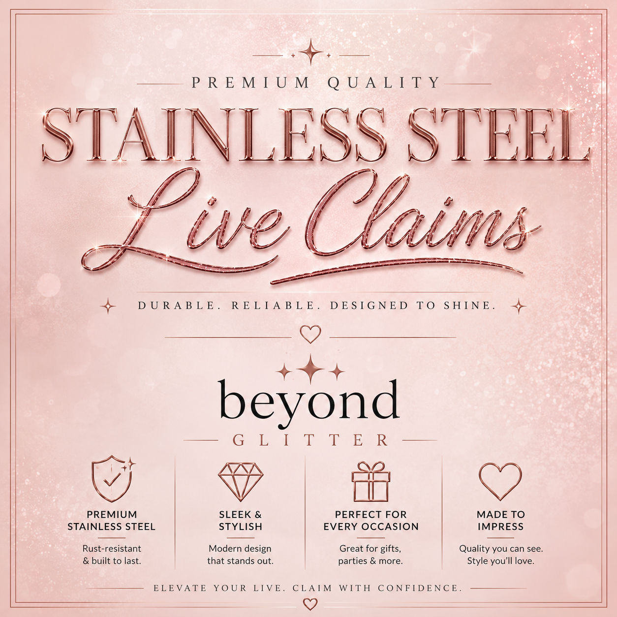 LIVE: Stainless Steel Tumbler