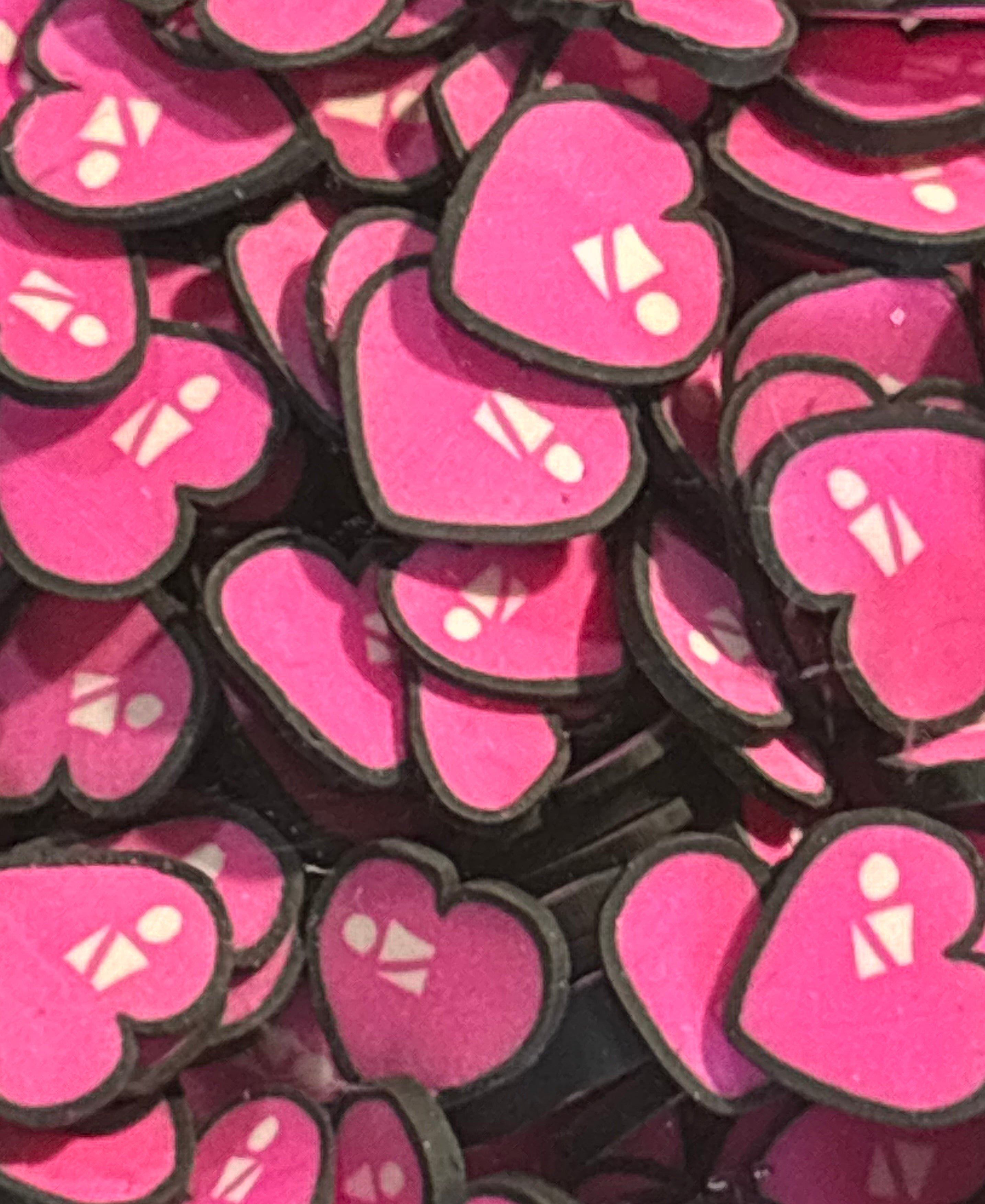 Pink / Black Hearts