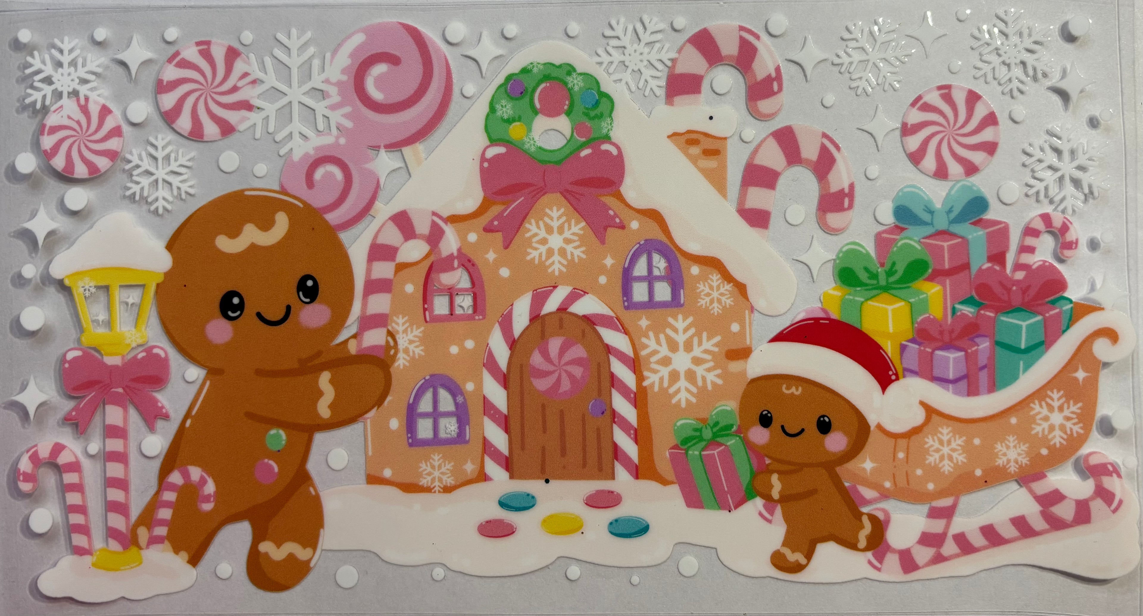 Gingerbread family (Pink)