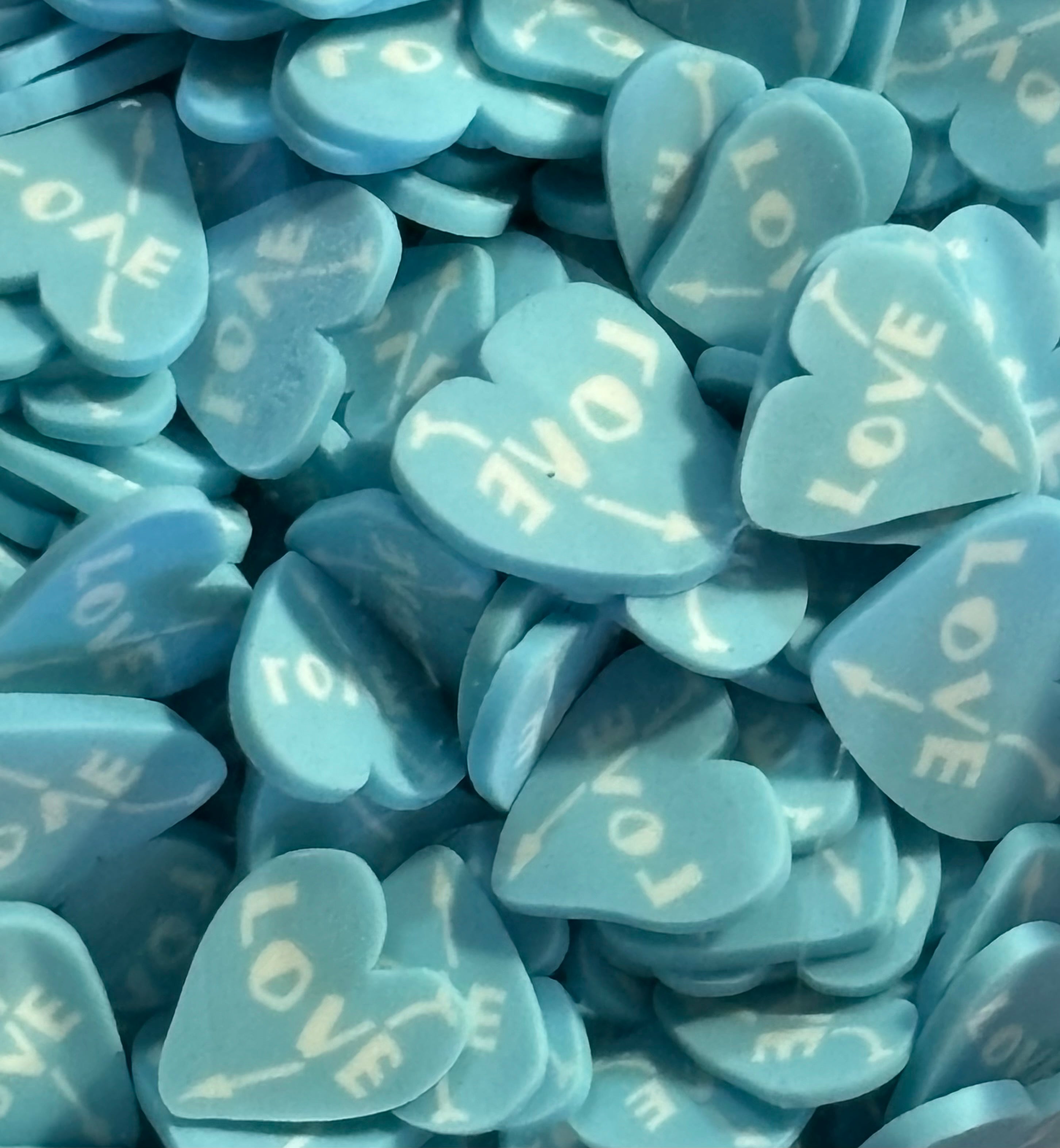 Blue LOVE hearts