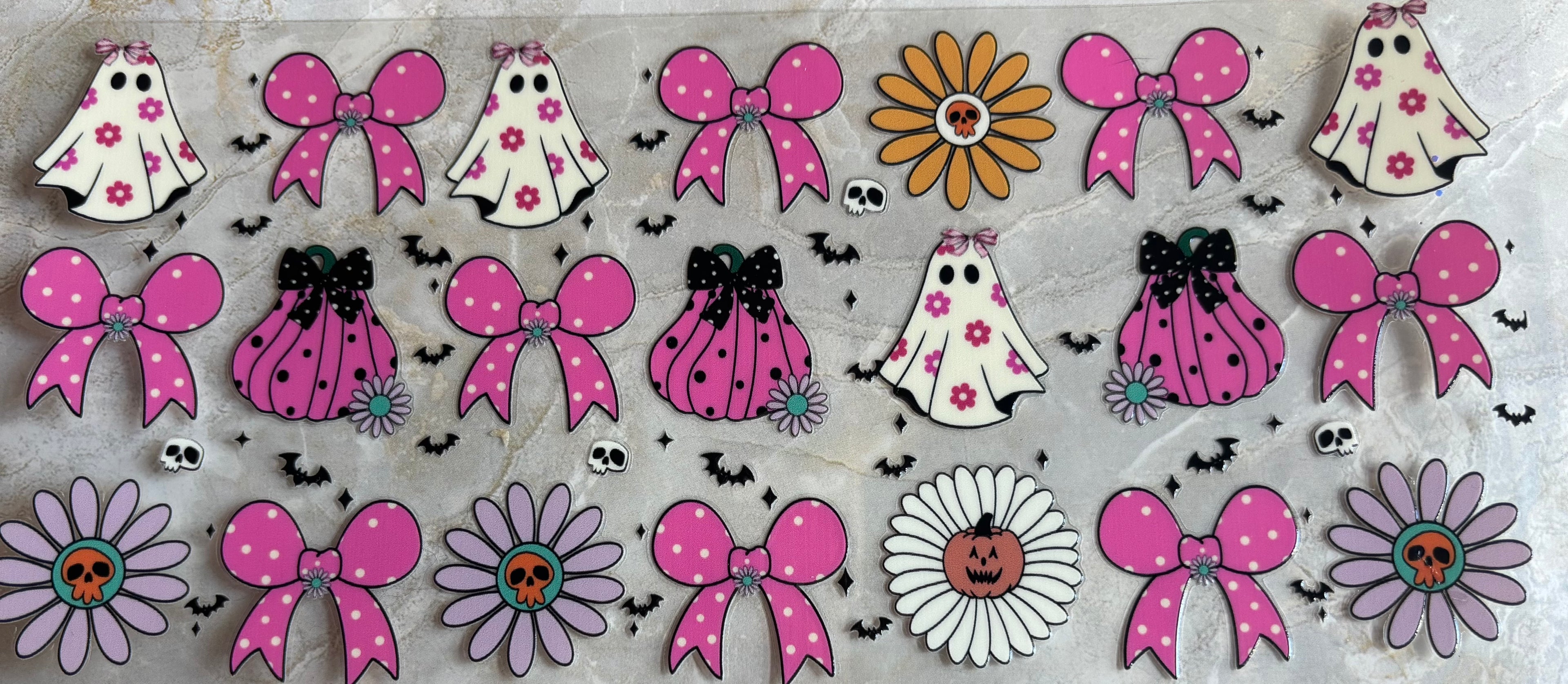 Pink Ghost and Bows